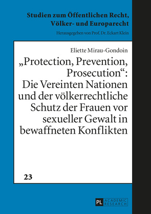 «Protection, Prevention, Prosecution»: von Mirau-Gondoin,  Eliette