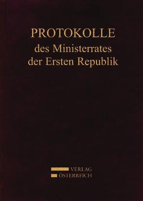 Protokolle des Ministerrates der Ersten Republik IX, Kabinett Dr. Kurt Schuschnigg von Enderle-Burcel,  Gertrude