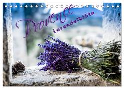 Provence – Lavendelblüte (Tischkalender 2024 DIN A5 quer), CALVENDO Monatskalender von Schöb,  Monika