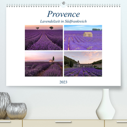 Provence, Lavendelzeit in Südfrankreich (Premium, hochwertiger DIN A2 Wandkalender 2023, Kunstdruck in Hochglanz) von Kruse,  Joana