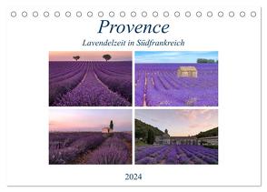 Provence, Lavendelzeit in Südfrankreich (Tischkalender 2024 DIN A5 quer), CALVENDO Monatskalender von Kruse,  Joana