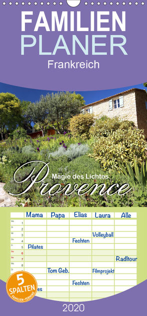 Provence – Magie des Lichtes – Familienplaner hoch (Wandkalender 2020 , 21 cm x 45 cm, hoch) von Stamm,  Dirk