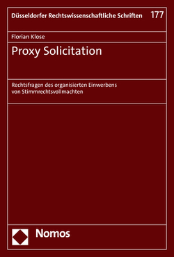 Proxy Solicitation von Klose,  Florian