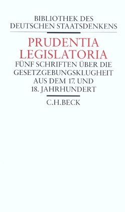 Prudentia Legislatoria von Mohnhaupt,  Heinz, Paul,  Adolf