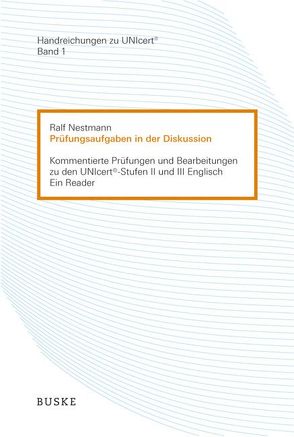 Prüfungsaufgaben in der Diskussion von Nestmann,  Ralf