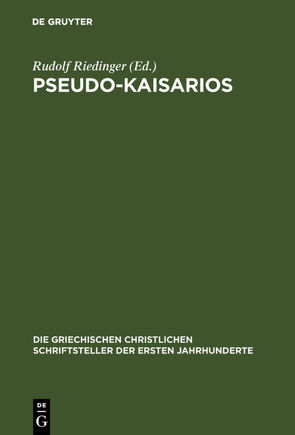 Pseudo-Kaisarios von Riedinger,  Rudolf