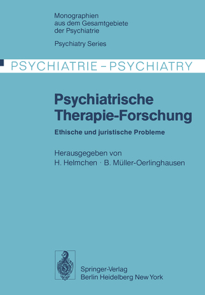 Psychiatrische Therapie-Forschung von Helmchen,  H., Müller-Oerlinghausen,  B.