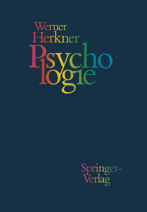 Psychologie von Herkner,  Werner