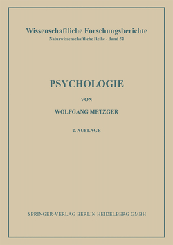 Psychologie von Metzger,  Wolfgang, Zimbardo,  Philip G.