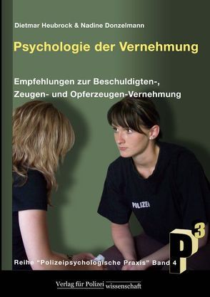 Psychologie der Vernehmung von Donzelmann,  Nadine, Heubrock,  Dietmar