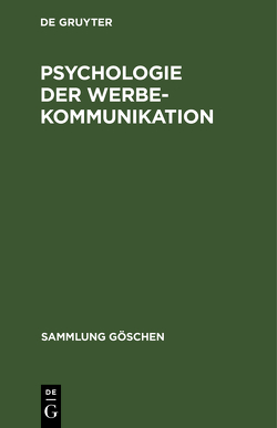 Psychologie der Werbekommunikation von Hoffmann,  Hans Joachim
