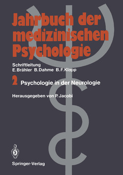 Psychologie in der Neurologie von Jacobi,  Peter