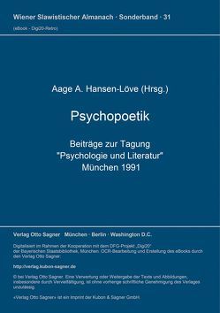 Psychopoetik von Hansen-Löve,  Aage A