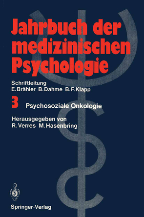 Psychosoziale Onkologie von Hasenbring,  Monika, Verres,  Rolf