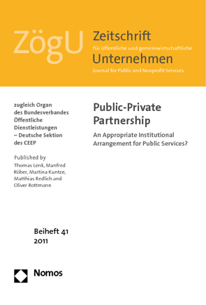 Public-Private Partnership von Kuntze,  Martina, Lenk,  Thomas, Redlich,  Matthias, Röber,  Manfred, Rottmann,  Oliver