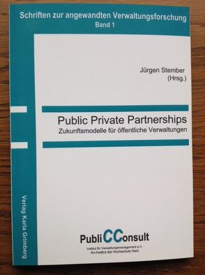 Public Private Partnerships von Stember,  Jürgen