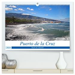 Puerto de la Cruz – Stadt am Atlantik (hochwertiger Premium Wandkalender 2024 DIN A2 quer), Kunstdruck in Hochglanz von Bussenius,  Beate