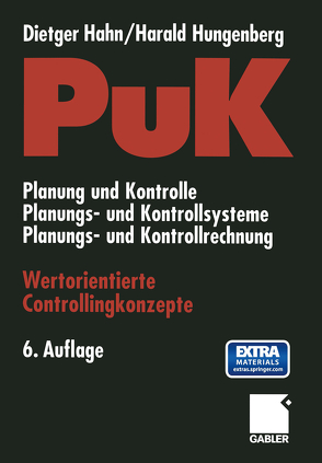 PuK – Wertorientierte Controllingkonzepte von Hahn,  Dietger, Hungenberg,  Harald