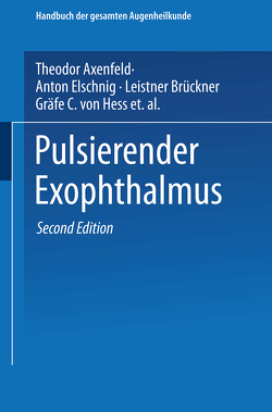 Pulsierender Exophthalmus von Axenfeld,  Theodor, Elschnig,  Anton, Gräfe,  Leistner Brückner, Saemisch,  Theodor, Sattler,  Carl Hubert, von Hess,  C.