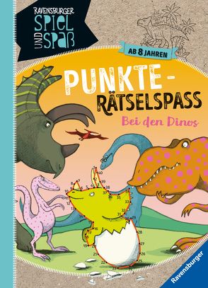 Punkte-Rätselspaß: Bei den Dinos von Richter,  Martine, Rist,  Cornelia, Rothmund,  Sabine