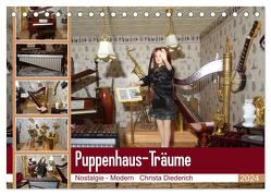 Puppenhaus-Träume (Tischkalender 2024 DIN A5 quer), CALVENDO Monatskalender von Diederich,  Christa