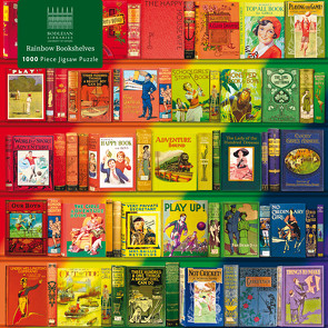 Puzzle – Bodleian Libraries, Regenbogenfarbenes Bücherregal