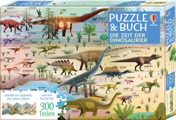 Puzzle & Buch: Die Zeit der Dinosaurier von Firth,  Rachel