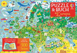 Puzzle & Buch: Europa von Fiz Hammond,  The Boy, Melmoth,  Jonathan