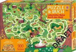 Puzzle & Buch: Labyrinthe-Reise durch den Wald von Nolan,  Kate, Smith,  Sam
