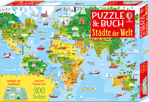 Puzzle & Buch: Städte der Welt von Cerato,  Mattia, Robson,  Kirsteen, Smith,  Sam