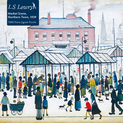 Puzzle – S. Lowry. : Marktszene in der Nordstadt