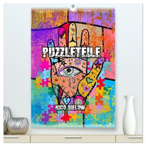 Puzzleteile (hochwertiger Premium Wandkalender 2024 DIN A2 hoch), Kunstdruck in Hochglanz von Bielow,  Nico