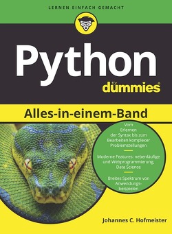 Python für Dummies Alles-in-einem-Band von Hofmeister,  Johannes C., Schneider,  Horst