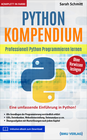 Python Kompendium von Schmitt,  Sarah