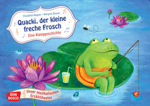 Quacki, der kleine freche Frosch. Kamishibai Bildkartenset von Russer,  Margret, Wagner,  Elisabeth