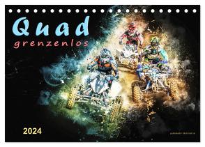 Quad grenzenlos (Tischkalender 2024 DIN A5 quer), CALVENDO Monatskalender von Roder,  Peter