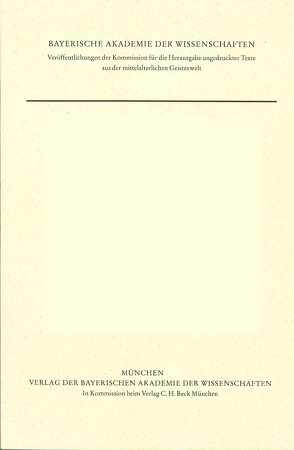 Quaestiones in quattuor libros Sententiarum, Appendix: Tabula ordine alphabeti contexta (cod. Worcester F 43) von Haverling,  Gerd, Kilwardby,  Robert
