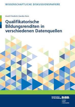 Qualifikatorische Bildungsrenditen in verschiedenen Datenquellen von Friedrich,  Anett, Horn,  Sandra