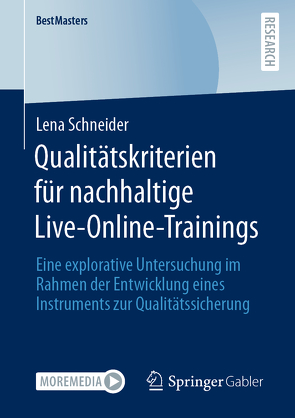 Qualitätskriterien für nachhaltige Live-Online-Trainings von Schneider,  Lena
