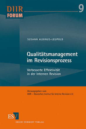 Qualitätsmanagement im Revisionsprozess von Albinus-Leupold,  Susann