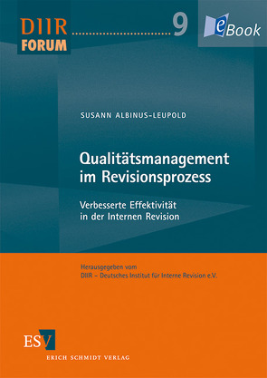 Qualitätsmanagement im Revisionsprozess von Albinus-Leupold,  Susann