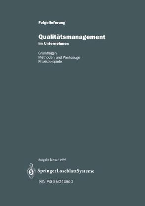 Qualitätsmanagement im Unternehmen von Boss-Teichmann,  C., Hansen,  W., Jansen,  H.H., Kamiske,  G.F.