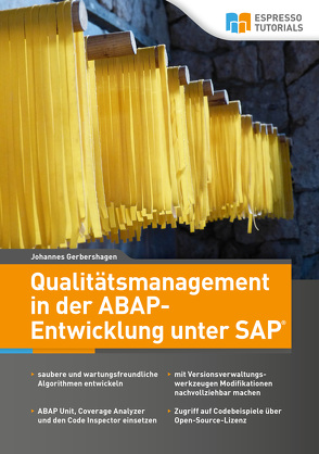 Qualitätsmanagement in der ABAP-Entwicklung unter SAP von Gerbershagen,  Johannes