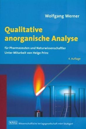 Qualitative anorganische Analyse von Prinz,  Helge, Werner,  Wolfgang