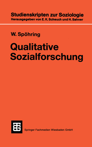 Qualitative Sozialforschung von Spöhring,  W.