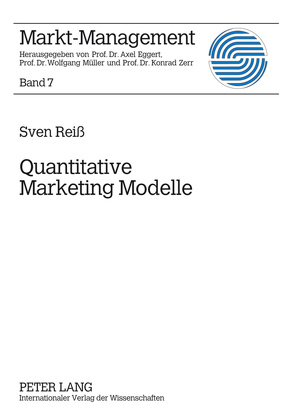 Quantitative Marketing Modelle von Reiß,  Sven