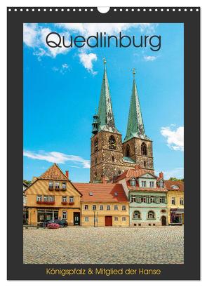 Quedlinburg – Königspfalz & Mitglied der Hanse (Wandkalender 2024 DIN A3 hoch), CALVENDO Monatskalender von Männel - studio-fifty-five,  Ulrich