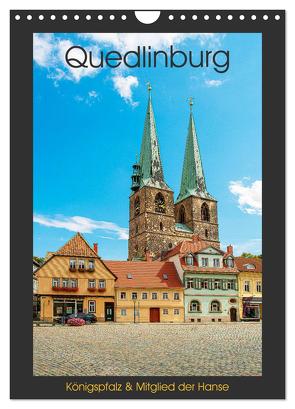 Quedlinburg – Königspfalz & Mitglied der Hanse (Wandkalender 2024 DIN A4 hoch), CALVENDO Monatskalender von Männel - studio-fifty-five,  Ulrich