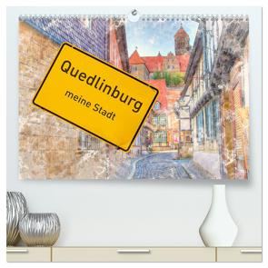 Quedlinburg-meine Stadt (hochwertiger Premium Wandkalender 2024 DIN A2 quer), Kunstdruck in Hochglanz von Elskamp-D.Elskamp Photography,  Danny