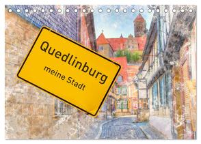 Quedlinburg-meine Stadt (Tischkalender 2024 DIN A5 quer), CALVENDO Monatskalender von Elskamp-D.Elskamp Photography,  Danny